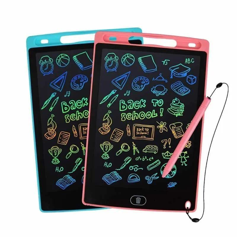LCD Writing Tablet for Kids – Digital Drawing Pad with Erasable Screen (Random Color)
