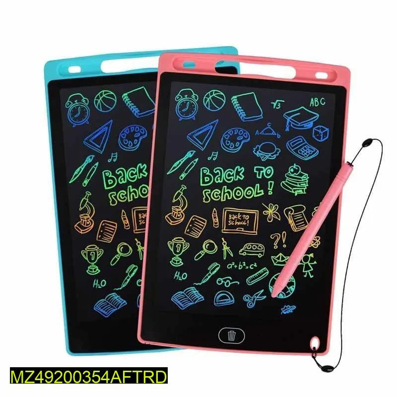 LCD Writing Tablet for Kids – Digital Drawing Pad with Erasable Screen (Random Color)