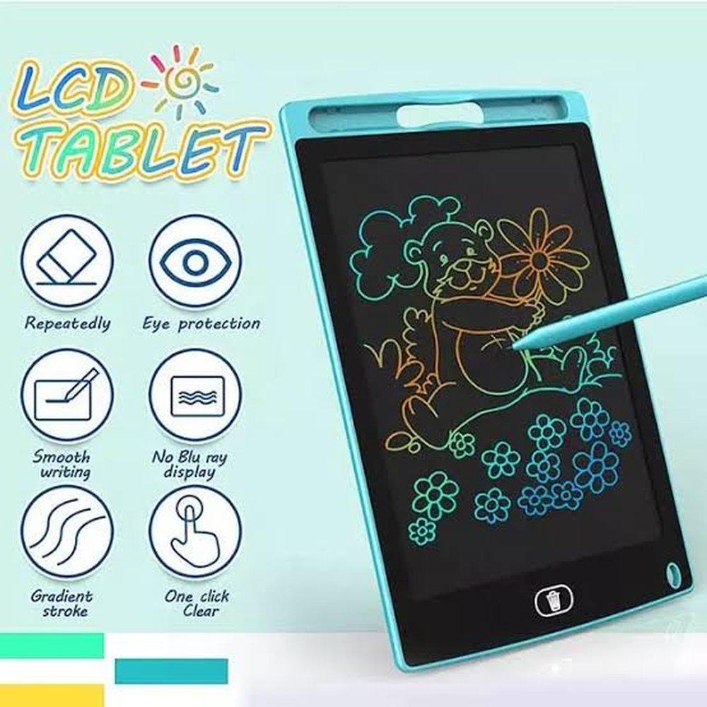 LCD Writing Tablet for Kids – Digital Drawing Pad with Erasable Screen (Random Color)