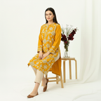 Limelight 2PC Casual Winter Collection – Embroidered Dhank Suit for Women