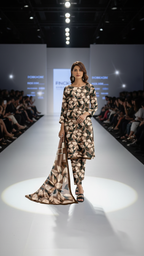 Sapphire Style Digital Printed Khaddar 3 Piece – Unstitched Winter Suit D-6557