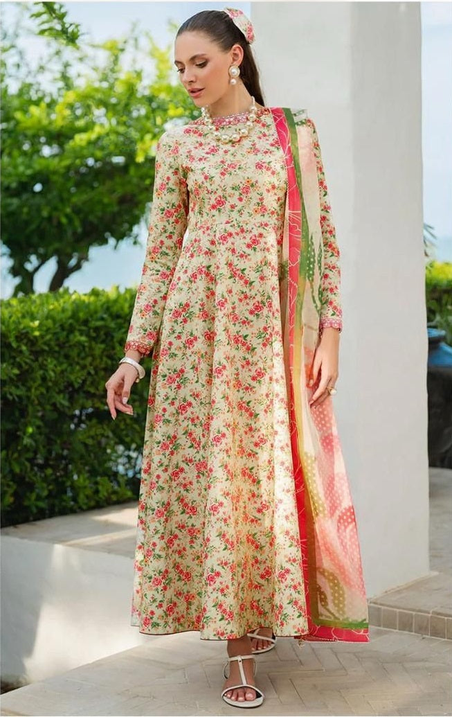 Premium Khaddar 3 Piece Suit Unstitched - Ladies Winter Collection 2025 (D-6466)