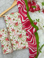 Premium Khaddar 3 Piece Suit Unstitched - Ladies Winter Collection 2025 (D-6466)