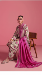 Premium Khaddar 3 Piece Suit Unstitched - Ladies Winter Collection 2025 (D-6469)