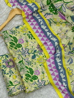 Premium Khaddar 3 Piece Suit Unstitched - Ladies Winter Collection 2025 (D-6490)