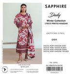 Premium Khaddar 3 Piece Suit Unstitched - Ladies Winter Collection 2025 (D-6464)