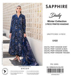 Premium Khaddar 3 Piece Suit Unstitched - Ladies Winter Collection 2025 (D-6468)