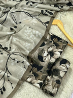 Sapphire Style Digital Printed Khaddar 3 Piece – Unstitched Winter Suit (D-6556)