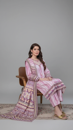 Premium Khaddar 3 Piece Suit Unstitched - Ladies Winter Collection 2025 D-6461