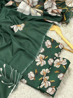 Sapphire Style Digital Printed Khaddar 3 Piece – Unstitched Winter Suit (D-6554)