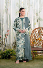 Premium Khaddar 3 Piece Suit Unstitched - Ladies Winter Collection 2025 (D-6462)
