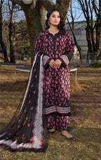 Premium Khaddar 3 Piece Suit Unstitched - Ladies Winter Collection 2025 (D-6463)