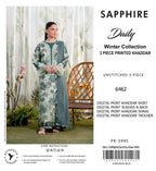 Premium Khaddar 3 Piece Suit Unstitched - Ladies Winter Collection 2025 (D-6462)