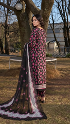 Premium Khaddar 3 Piece Suit Unstitched - Ladies Winter Collection 2025 (D-6463)