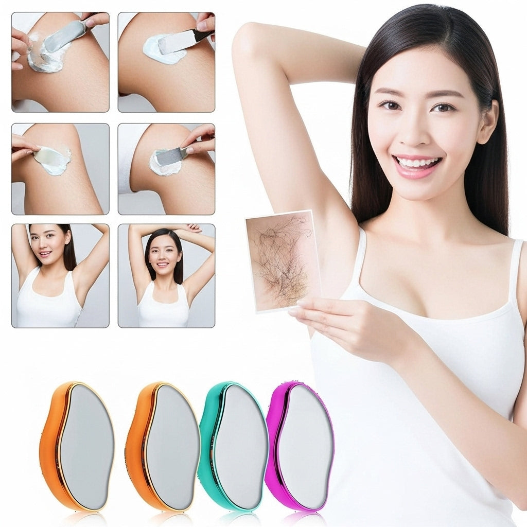 Magic Crystal Hair Remover – Painless Hair Removal for Men & Women (Random Color)