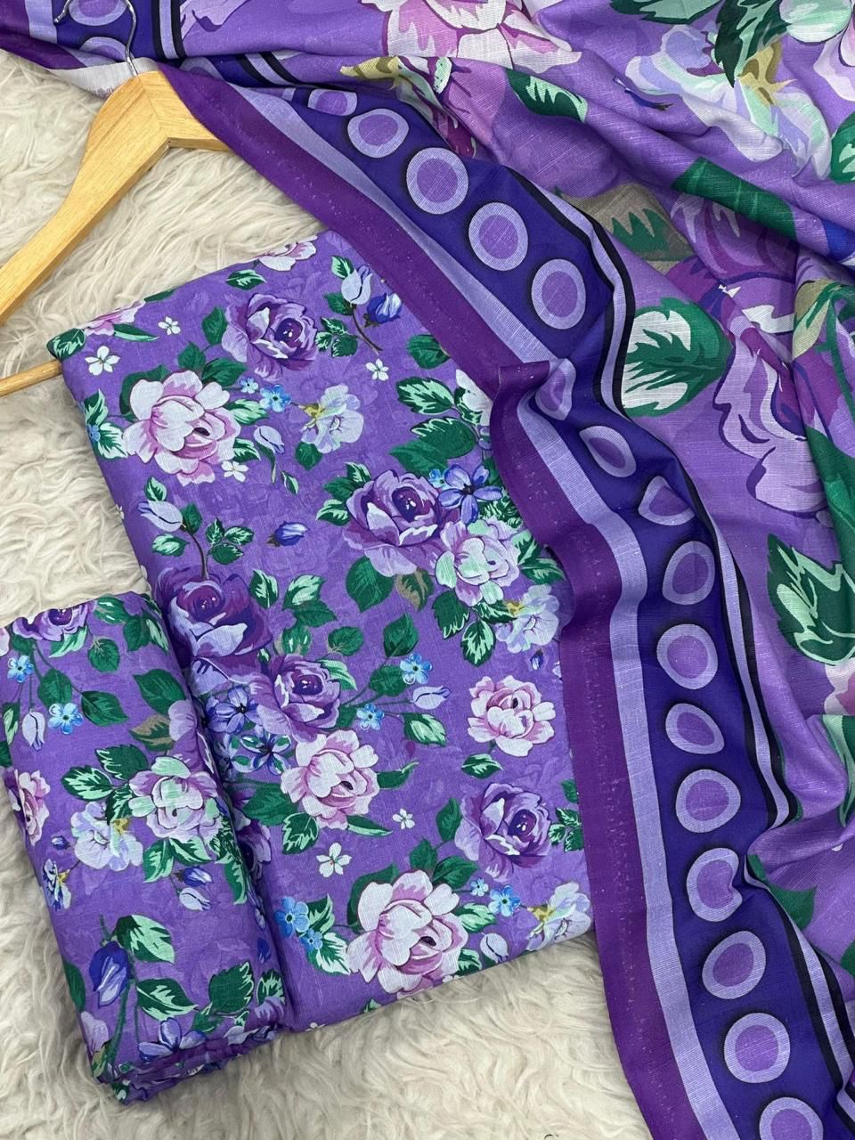 Premium Khaddar 3 Piece Suit Unstitched - Ladies Winter Collection 2025 (D-6467)