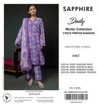 Premium Khaddar 3 Piece Suit Unstitched - Ladies Winter Collection 2025 (D-6467)