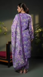 Premium Khaddar 3 Piece Suit Unstitched - Ladies Winter Collection 2025 (D-6467)