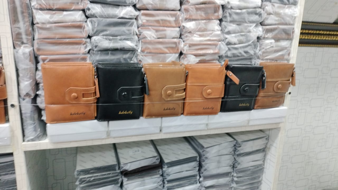 Original Buffalo Leather Trifold Wallet for Men